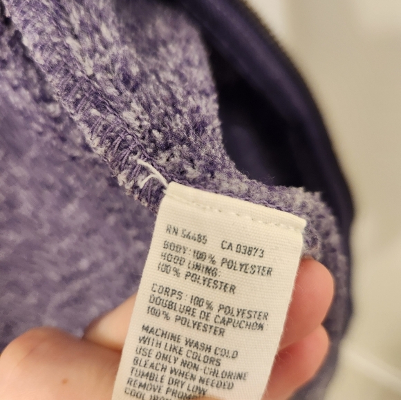 American Eagle Purple Zip Up Hoodie Jacket Womens Size M #T455 - Picture 8 of 8